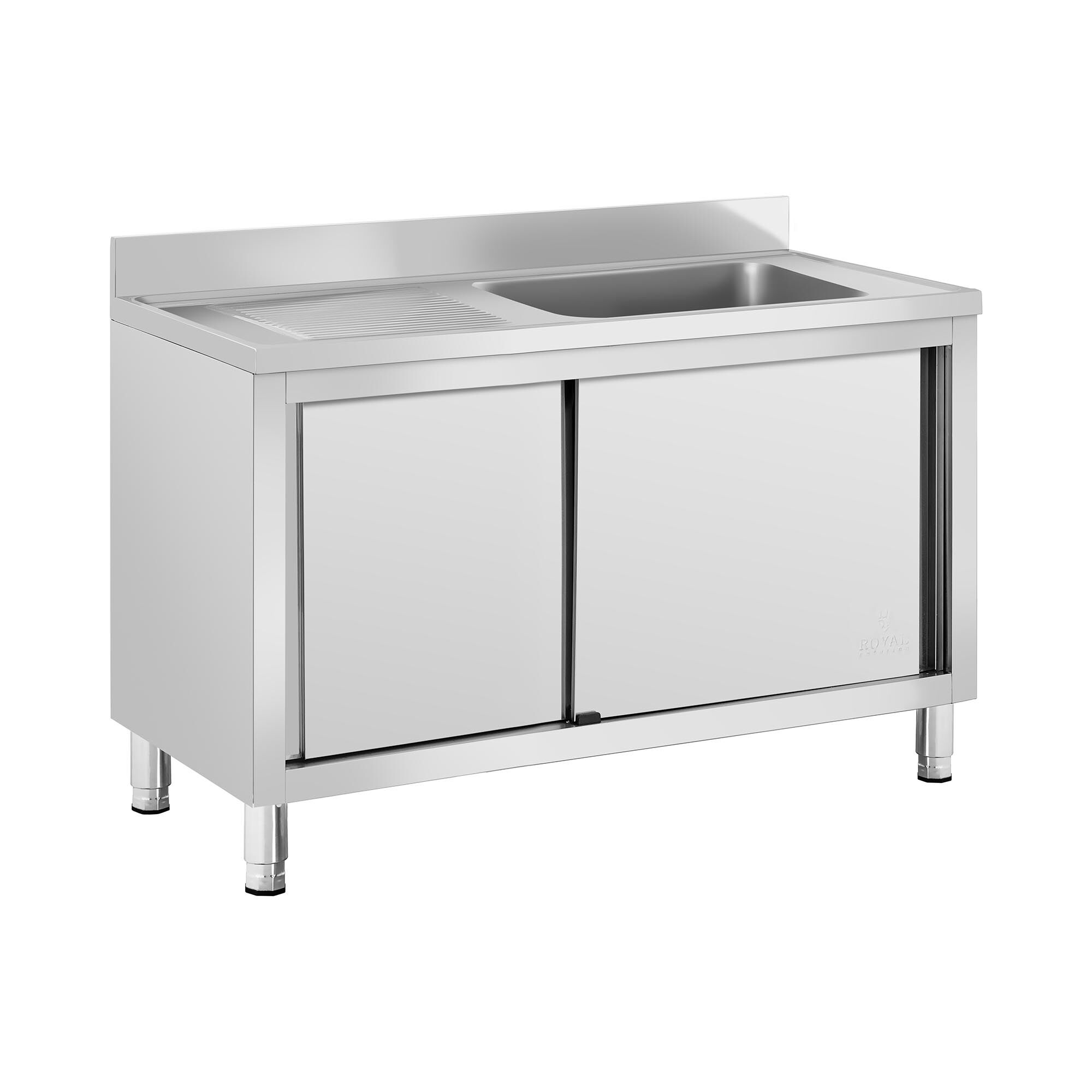 Royal Catering Oppvaskbenk - 1 kum - Royal Catering - Rustfritt stål - 500 x 400 x 260 mm RC-IKS07