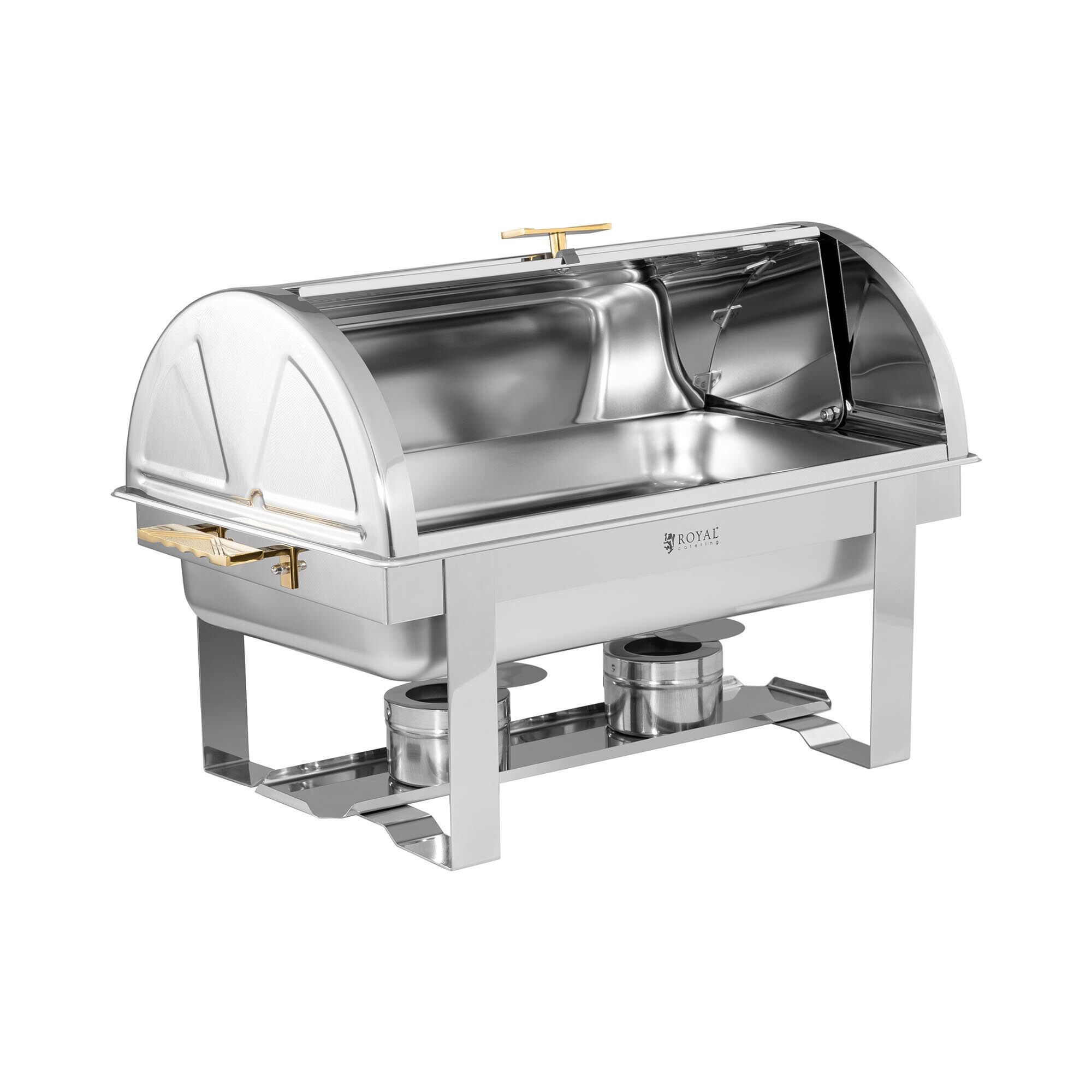 Royal Catering Chafing Dish - GN 1/1 - 9 L - 2 brenselbeholder - Royal Catering RCCD-RT20_9L