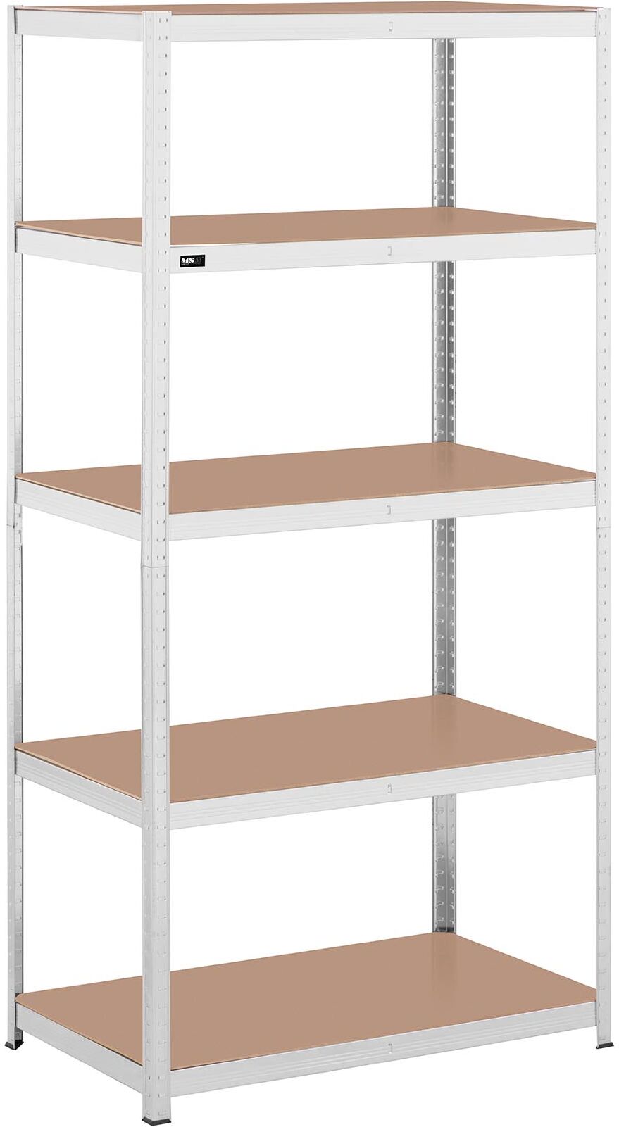 MSW Oppbevaringshylle - 100 x 60 x 200 cm - 875 kg - Grå 10061493