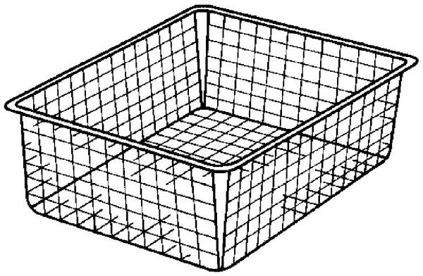 Elfa 155110 Kurvstativ uttrekkbar, hvit 527 x 527 x 85 mm