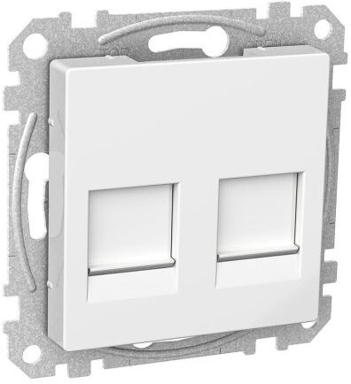 Schneider Electric Systimax Midtplate for 2 koblinger