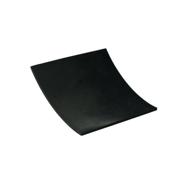 IP SBR U Gummiduk naturlig gummi, svart 1,4 m x 10 m, tykkelse: 2 mm