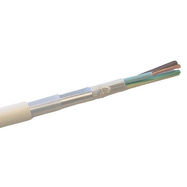 Nexans FQLQ Installasjonskabel 3G 2,5 mm², 450/750 V, hvit 1 m, kappet