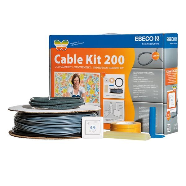 Ebeco Cable Kit 200 Gulvvarmekabel 200W 18,5 m