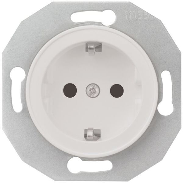 Schneider Electric Renova WDE011103 Stikkontakt uten ramme, jordet, 1-veis