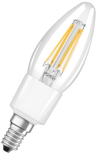 LEDVANCE Filament Classic LED-pære 4 W, 470 lm, E14, 2700 K, dimbar