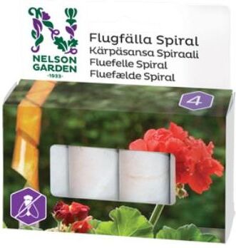 Nelson Garden 8652 Fluefelle spiral, 4-pakning