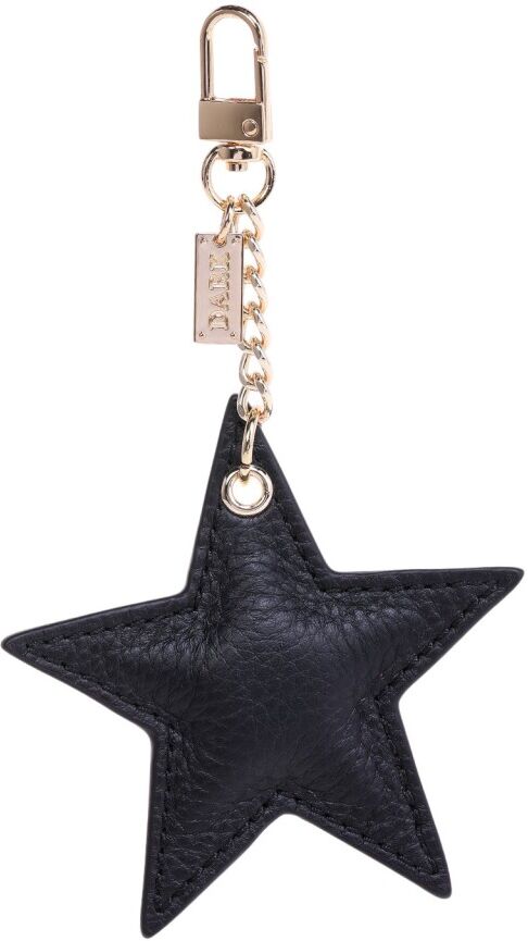 Dark Leather Star Charm W/Gold Sort Female