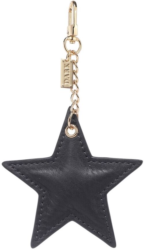 Dark Leather Star Charm Grå Female