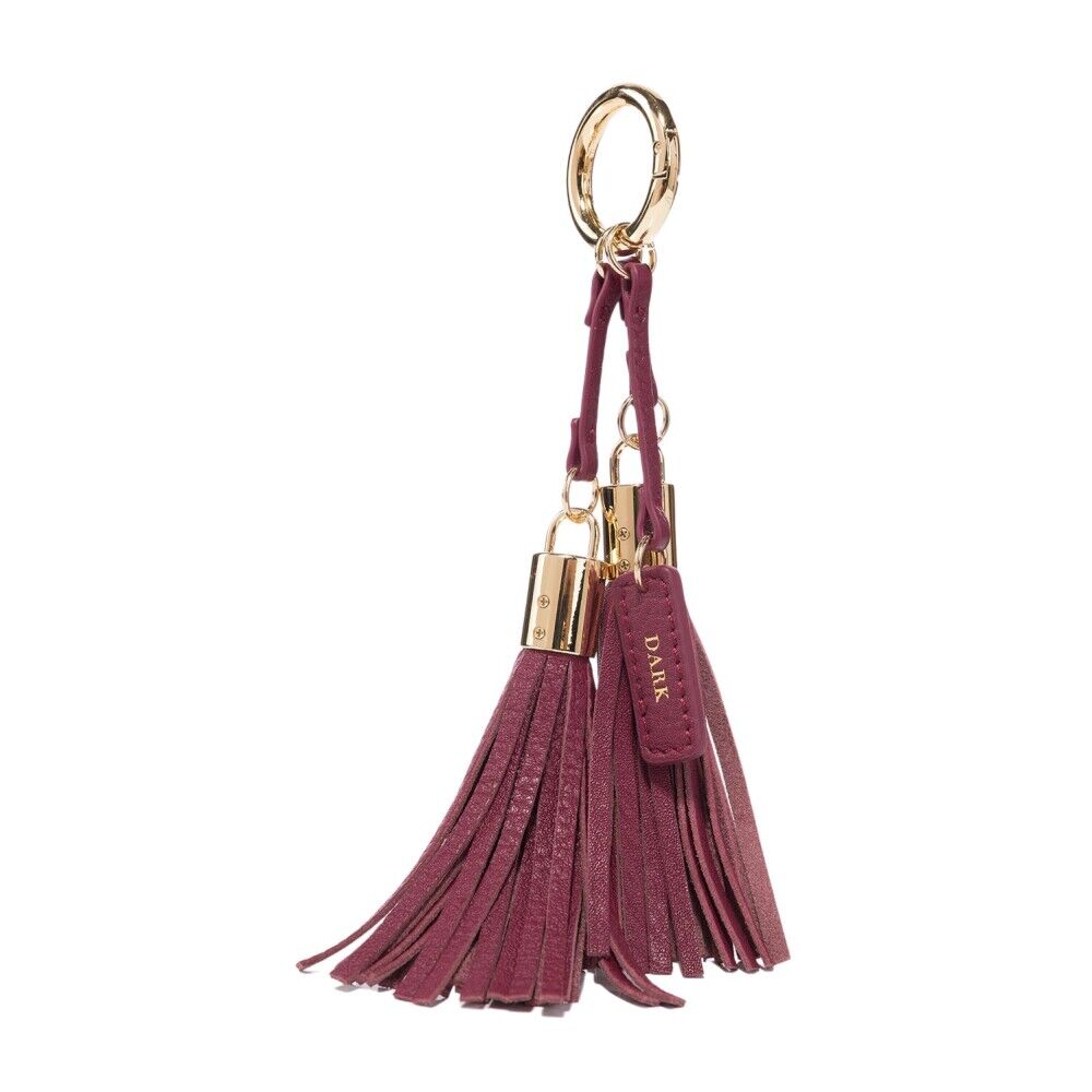 Dark Leather Twin Tassel Rosa Female