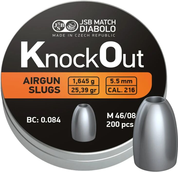 JSB KO Slugs, 5,5 mm - 1,645 g