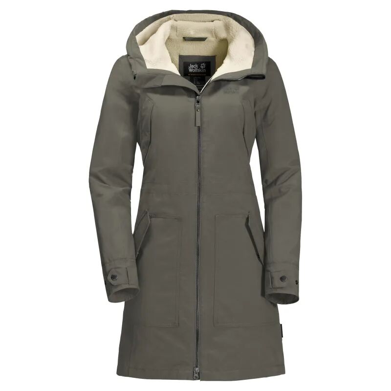 Jack Wolfskin Women's Rocky Point Parka Grønn