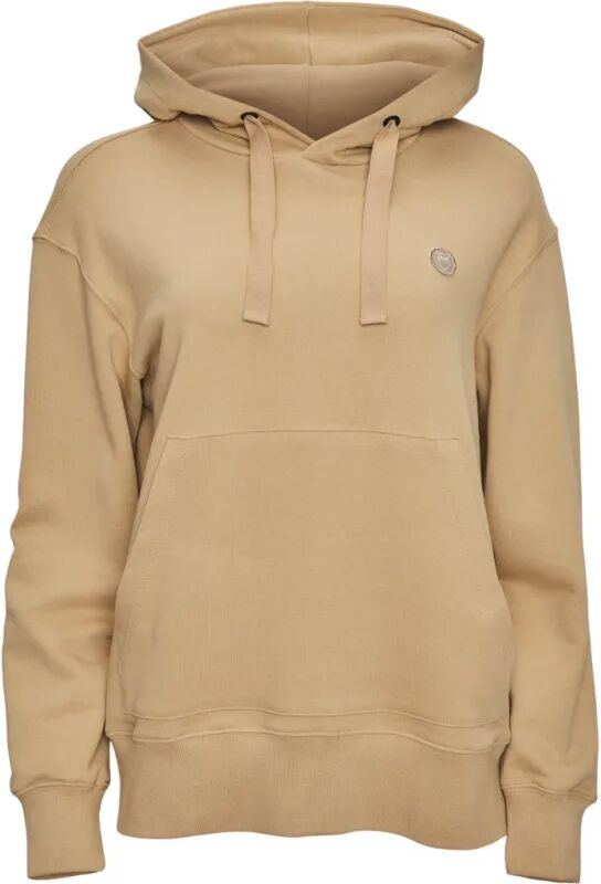 Knowledge Cotton Apparel Women's Daphne Basic Badge Hoodie Beige