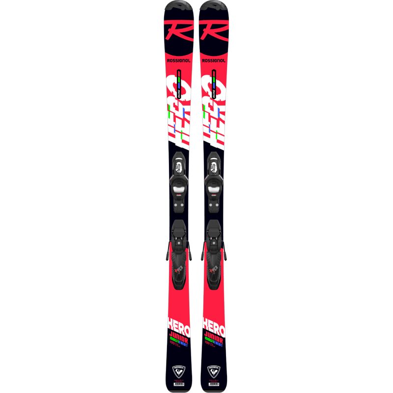 Rossignol Hero Junior 100-140 + Kid4 Flerfarget