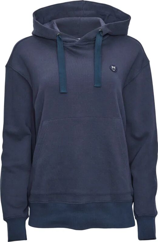 Knowledge Cotton Apparel Women's Daphne Basic Badge Hoodie Blå