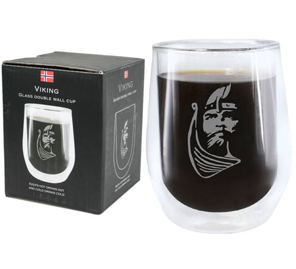 Br. Flaarønning Kaffeglass Med Dobbel Vegg Viking