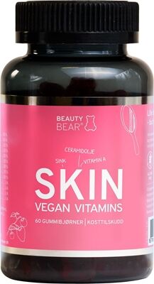 Beauty Bear Skin Veganske Vitaminer Tyggetabletter