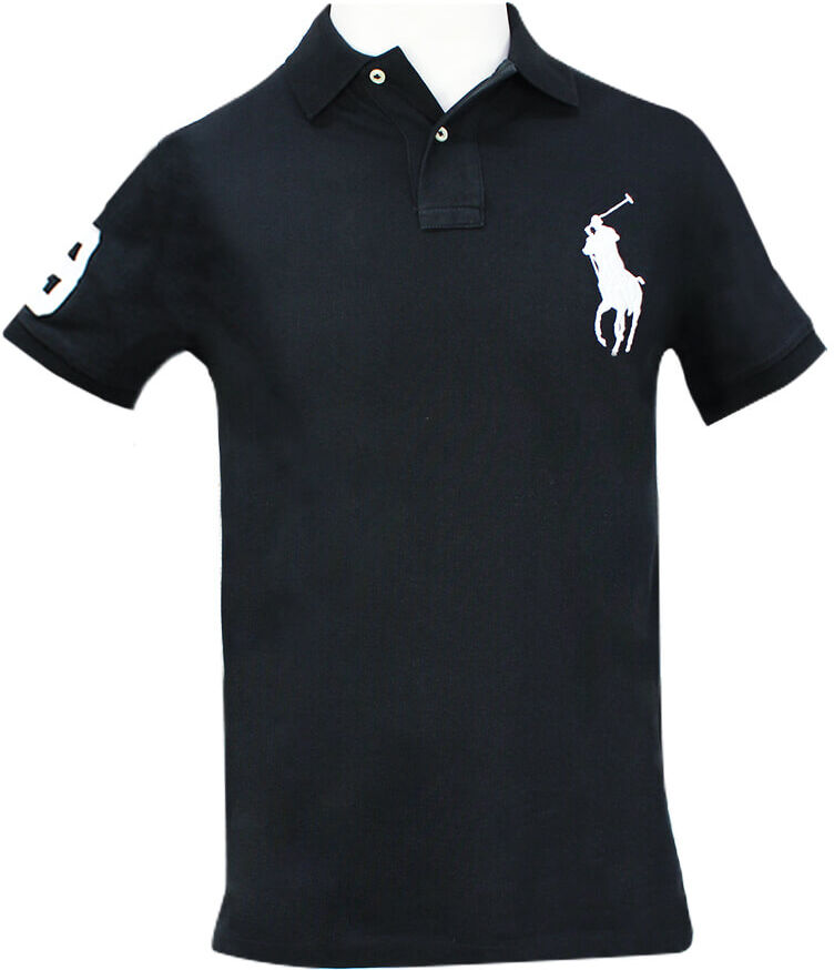 Ralph Lauren Custom Slim Fit Polo Black L