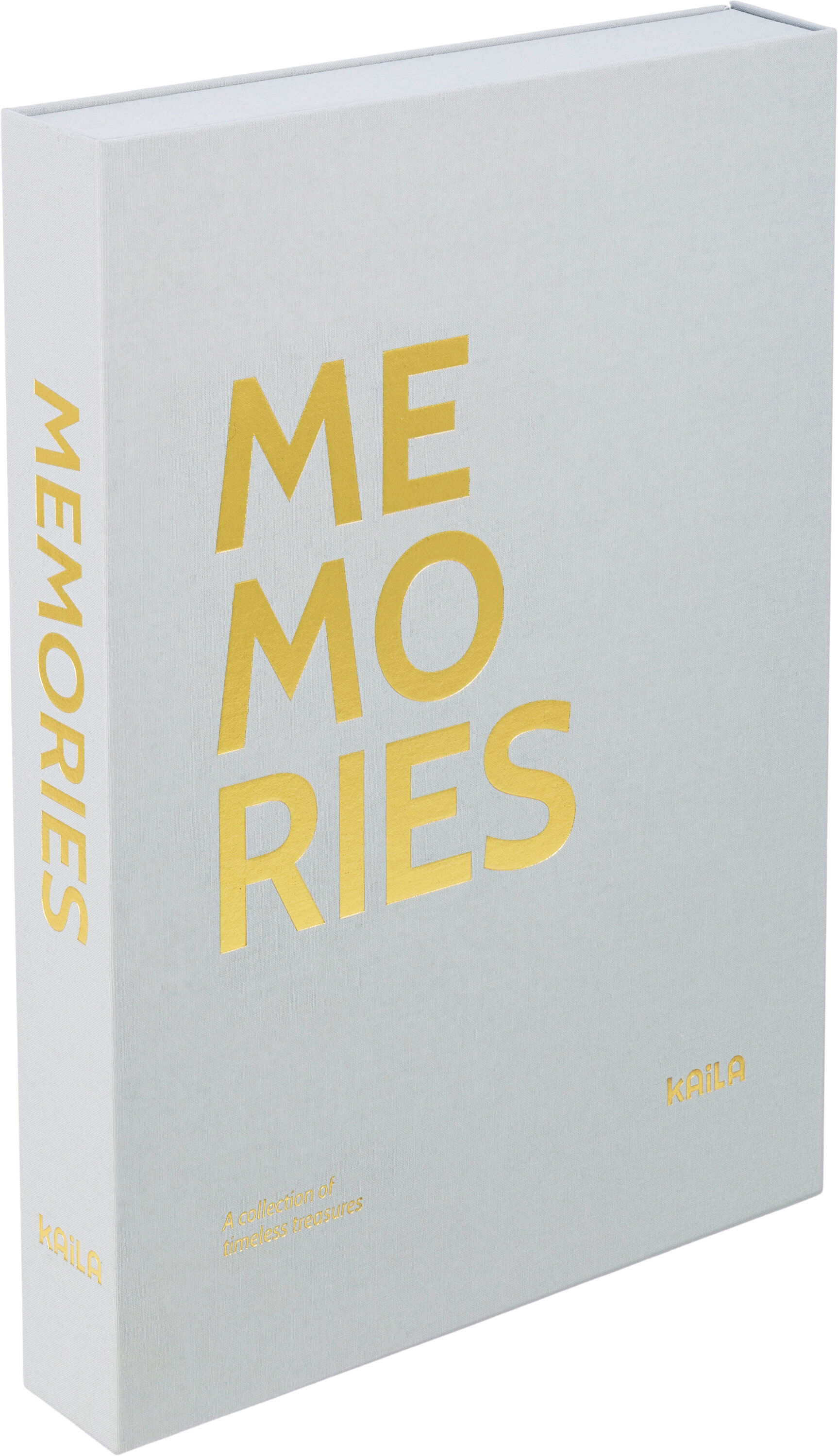 Kaila Memories Grey Xl - Coffee Table Photo Album (20 Svarte Sider)