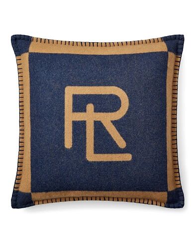 Ralph Lauren Home Northam Throw Pillow Camel/Navy