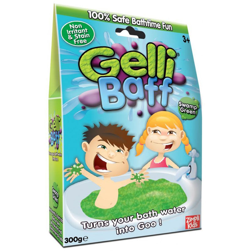 Zimpli Kids Baff Gelli Baff Badeslush Enkelpakke 150g - Grønn