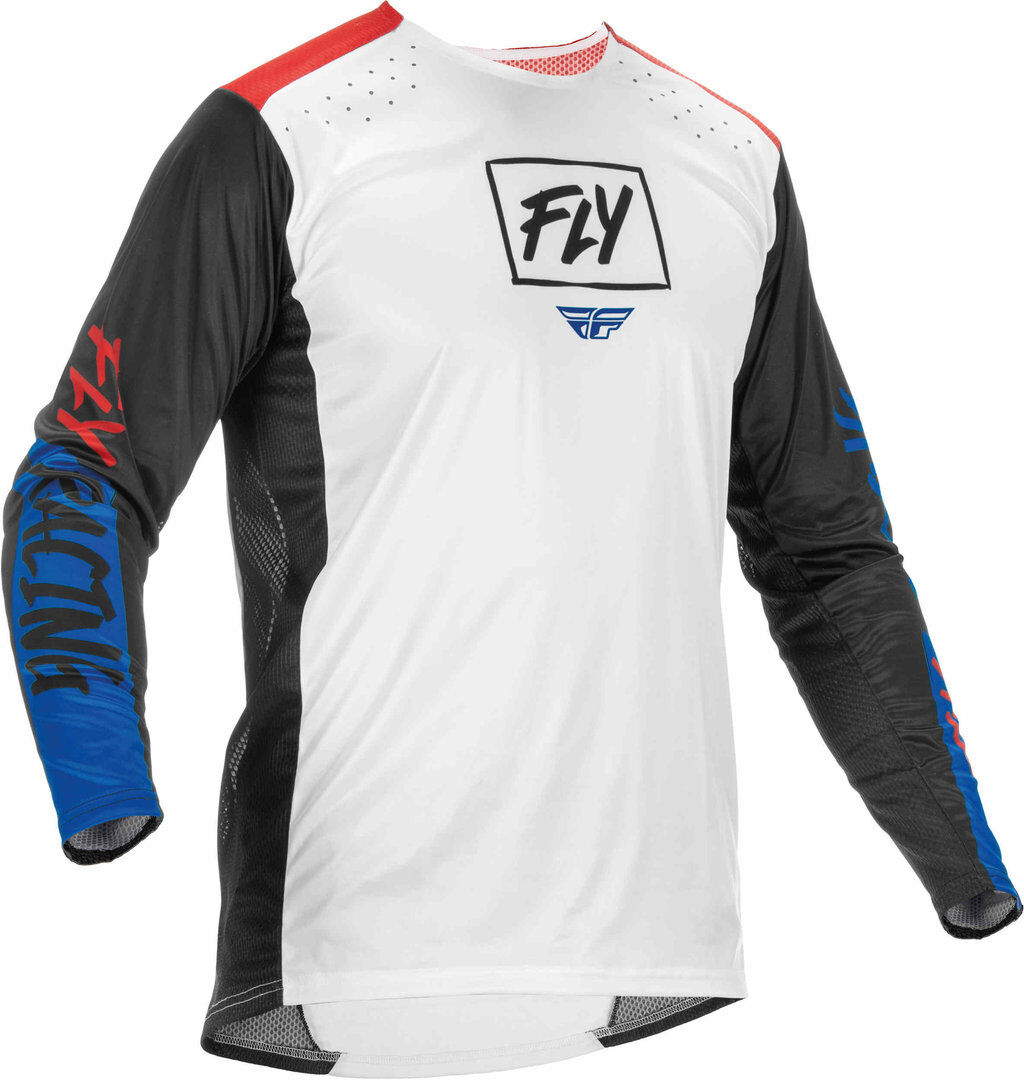 Fly Racing Lite Motocross-trøyen 2XL Hvit Blå