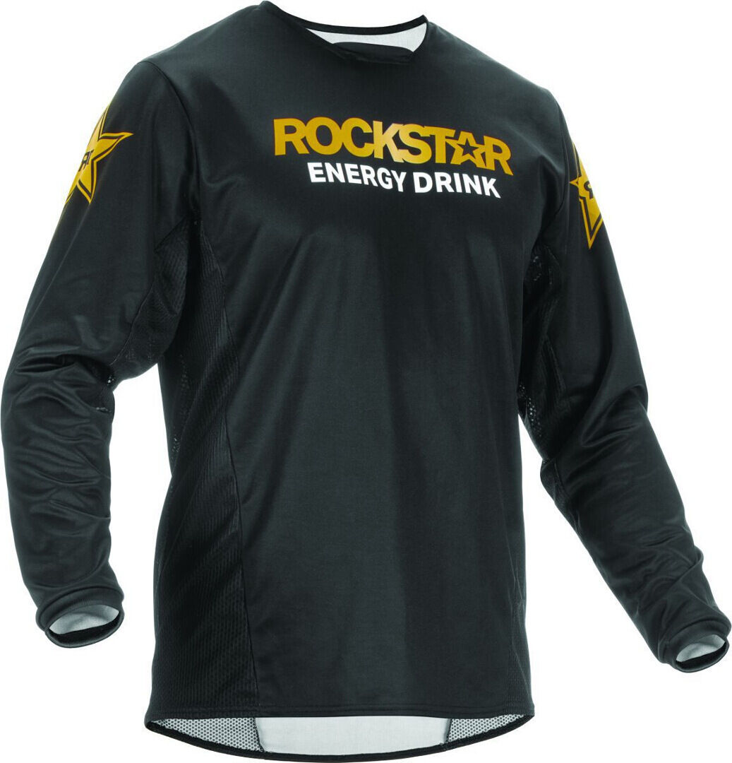 Fly Racing Kinetic Rockstar Motocross-trøyen 2XL Svart