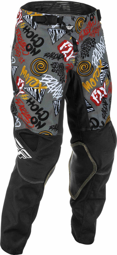 Fly Racing Kinetic Rebel Ungdom Motocross Bukser 24 Svart Grå