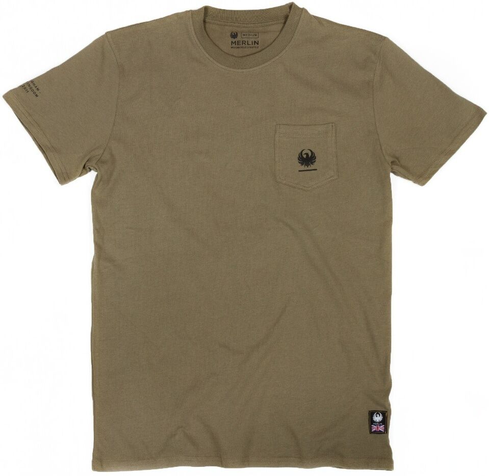 Merlin Walton Pocket T-skjorte XL Grønn Brun