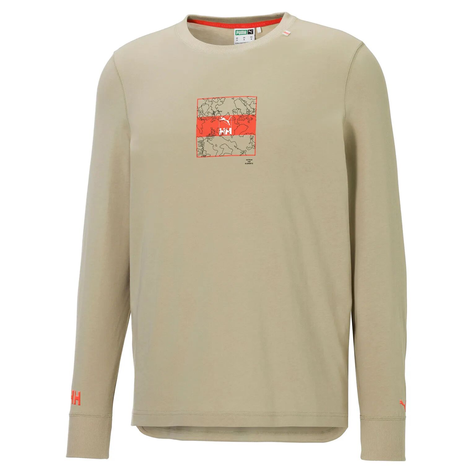 Helly Hansen Puma X Long Sleeve Tee Beige S