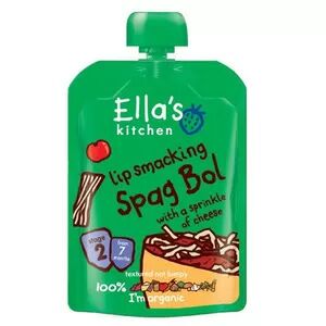 Ellas Kitchen Ella's Kitchen Lip Smacking Spag Bol with a sprinkle of cheese 7
