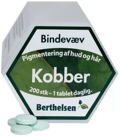 Berthelsen Naturprodukter Berthelsen Kobber - 200 stk.