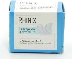 Rhinix nesefilter - prøvepakke 3 stk.