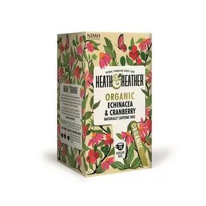 Heath & Heather Organic Echinacea & Cranberry Ø, 20 teposer