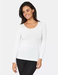 Boody Long Sleeve Topp, hvit