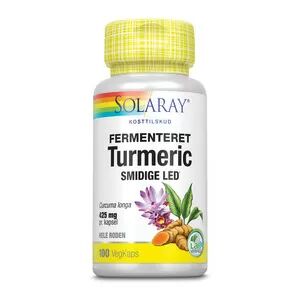 Solaray Fermented Turmeric - 100 kapsler