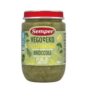Semper Vego Eko Babymos m. pastagrateng, brokkoli, purre Ø - 8 m