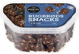 Nordthy Rugbrødssnack med Læsøsalt – 170 g