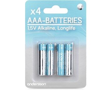 Andersson LR03 AAA 1.5V Long life 4pcs