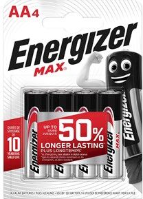 Energizer Max AA/E91 BP 4