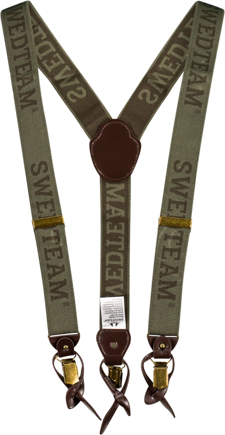 Swedteam Crest Combi Suspenders, bukseseler One Size Green