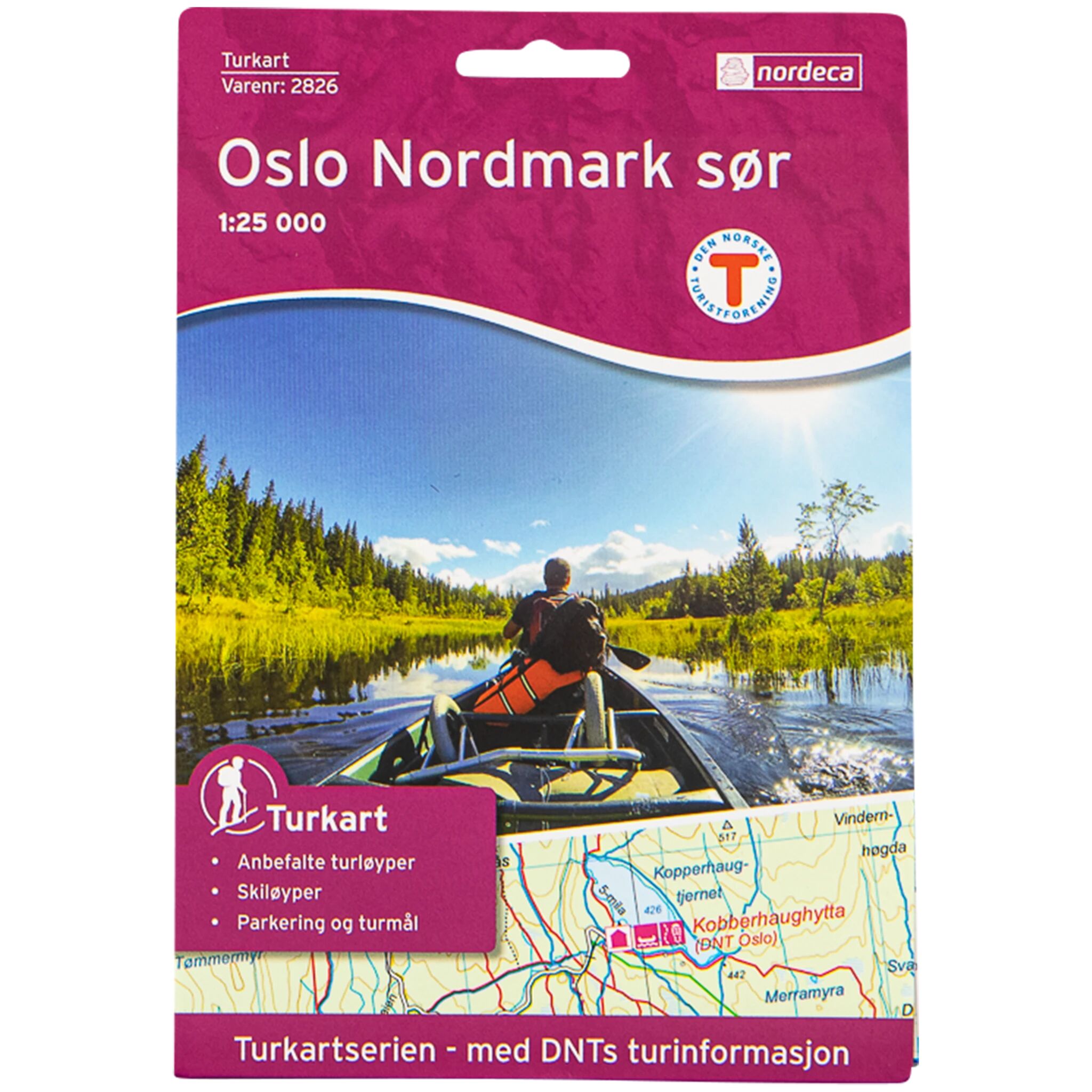 Nordeca Oslo Nordmark Sør 1:25 000,kart STD STD
