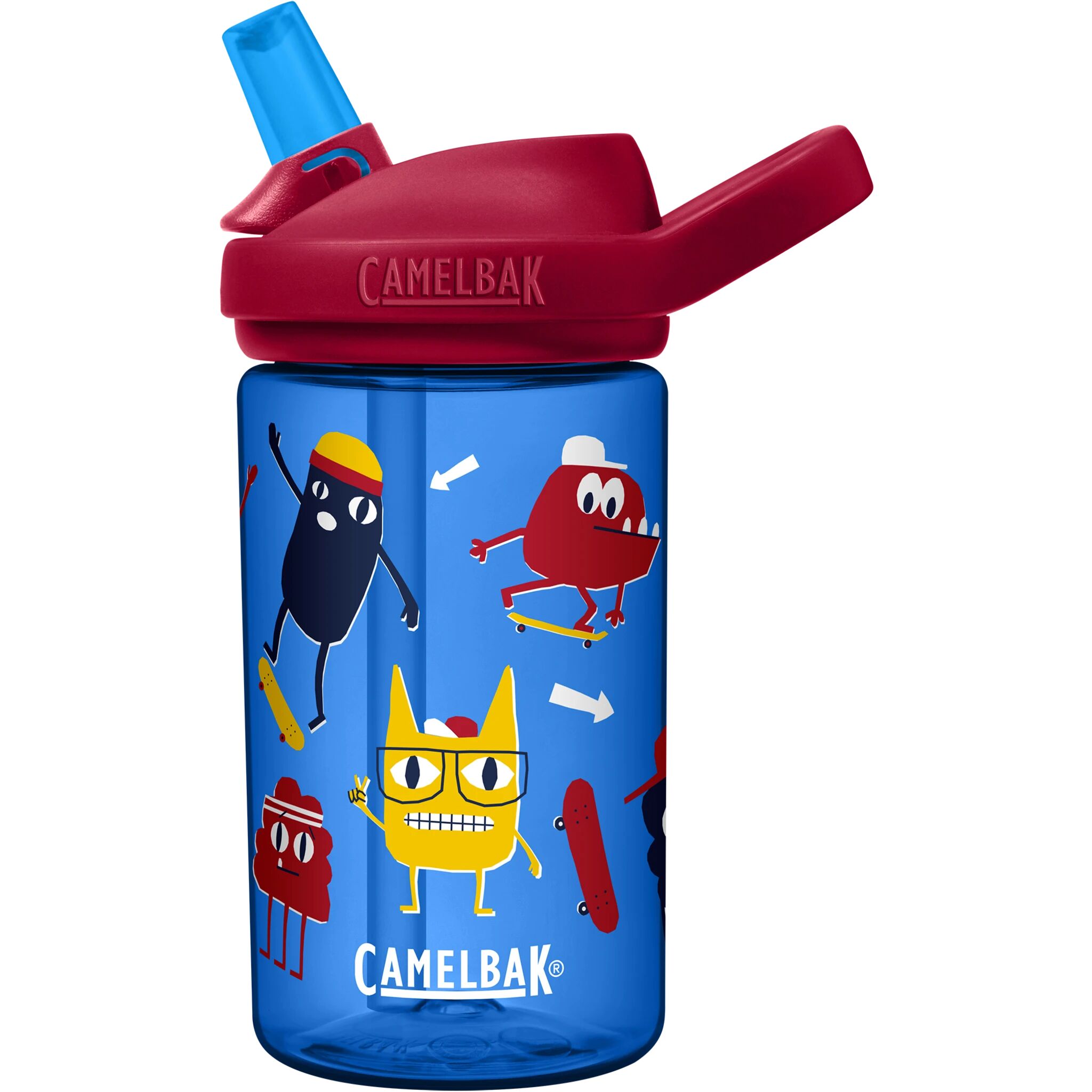 Camelbak Eddy+ Kids 0,4L Skate Monster, drikkeflaske barn STD Skate Monsters