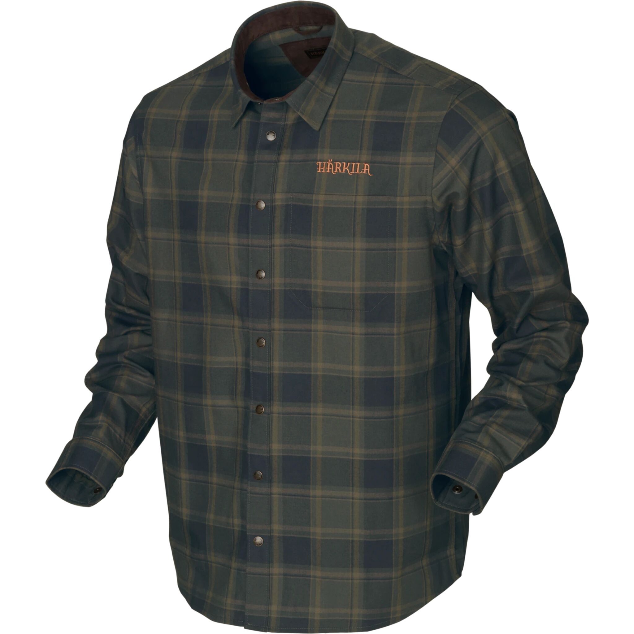 Härkila Metso Active Shirt, skjorte XXL Willow Green Check