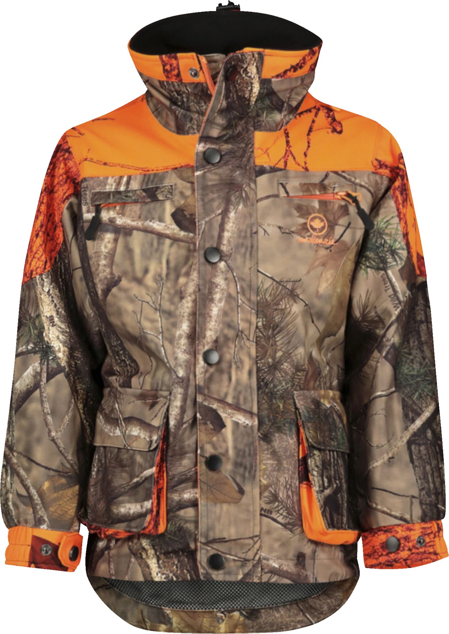 Mackenzie Camo Kids Jacket 120 Wild trees-NB/Blaze