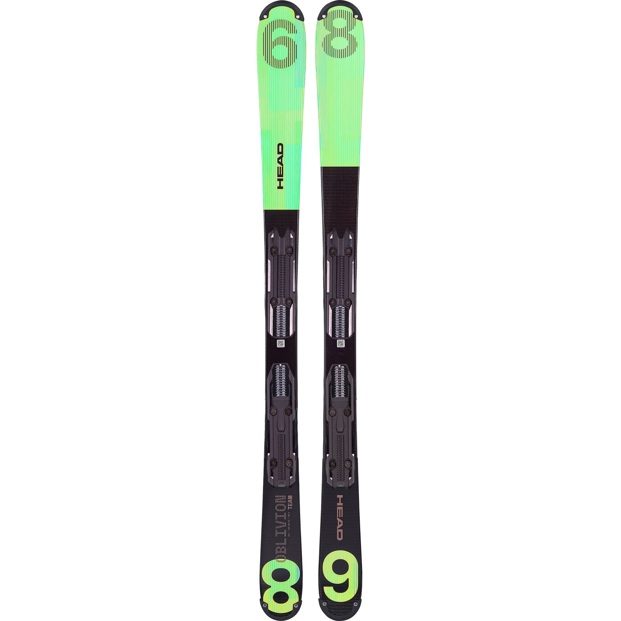 Head Oblivion Team 7.5 Jrs 702 21/22, NO BINDING, twintip ski 127 cm Neon Green/Black