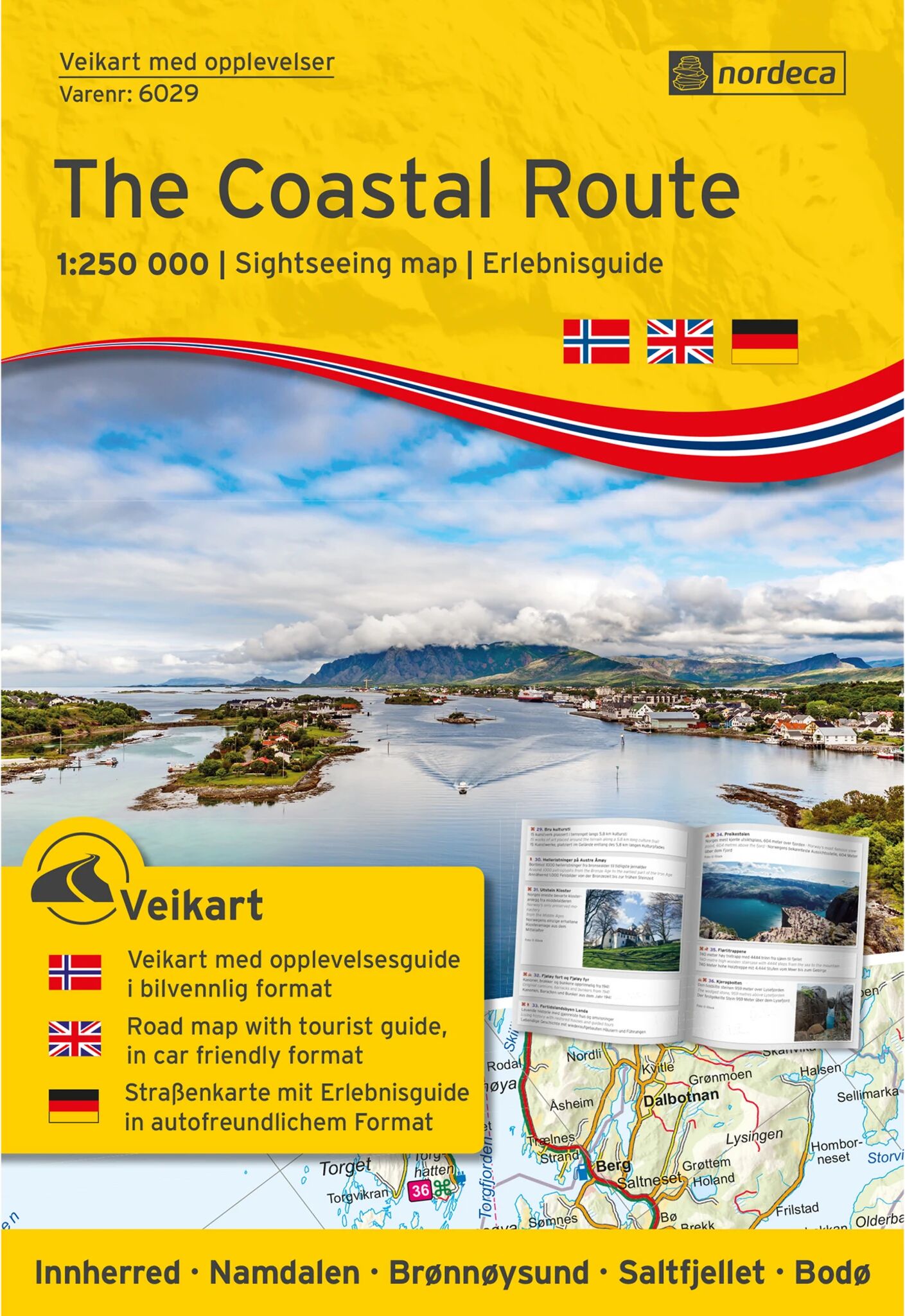 Nordeca THE COASTAL ROUTE 1:250 000 M/HEFTE STD STD