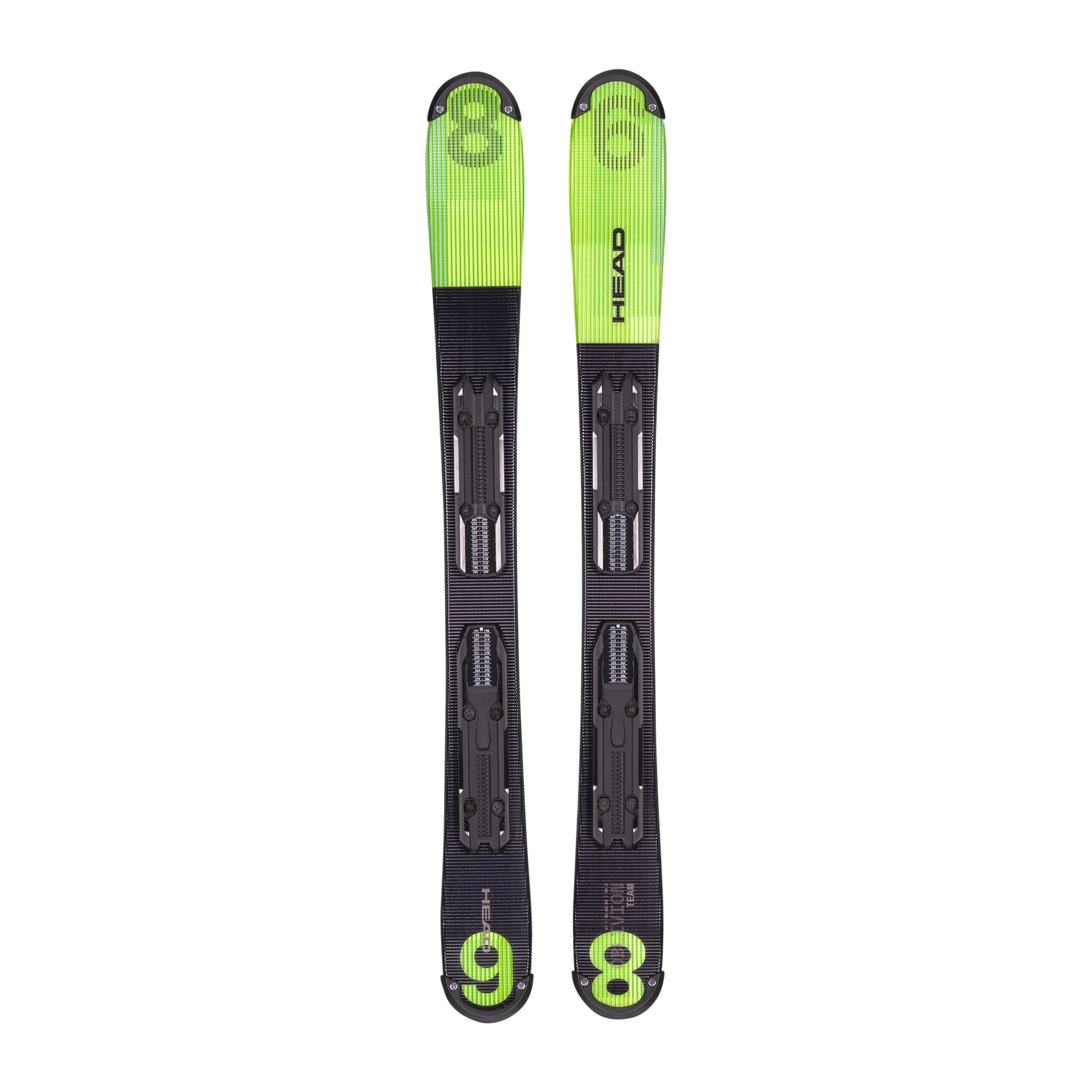 Head Oblivion Team JRS 21/22, twin-tip ski junior  107 cm Neon Green/Black