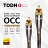 Todn cabo de áudio masculino para masculino 75premium premium spdif coaxial rca cabo para a barra de