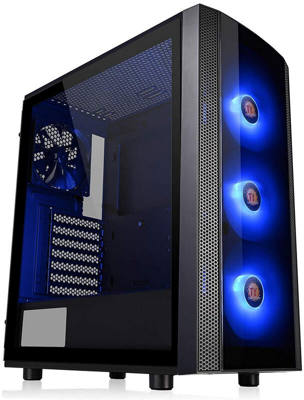 Thermaltake versa j25 tg rgb usb 3.0 vidro temperado